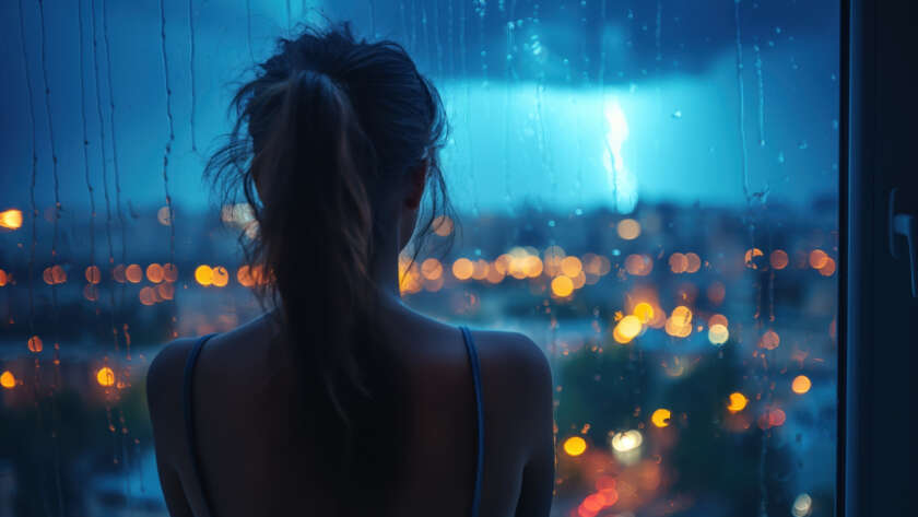 Aspecto de Lua e Netuno