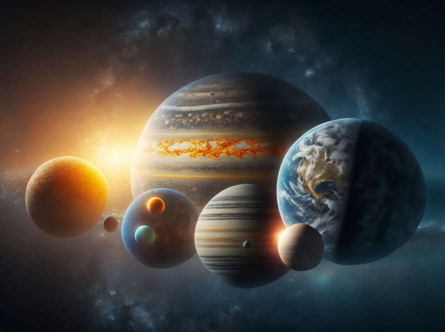 Os planetas no mapa astral natal