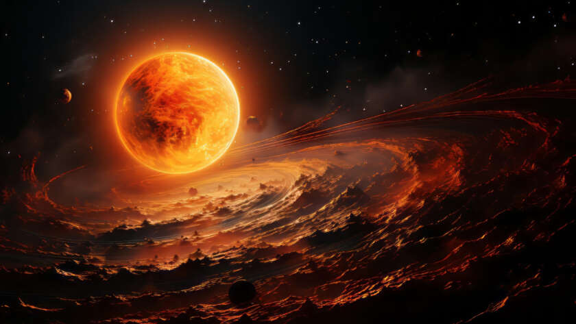 Sol na casa 5 na revolução solar